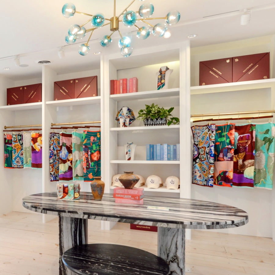 Artisan Details: Silk Art Scarves